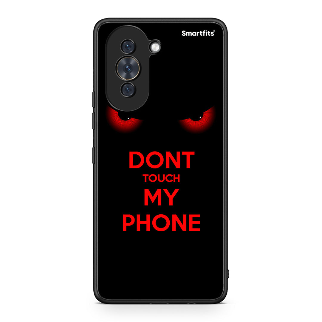 Huawei Nova 10 Touch My Phone θήκη από τη Smartfits με σχέδιο στο πίσω μέρος και μαύρο περίβλημα | Smartphone case with colorful back and black bezels by Smartfits