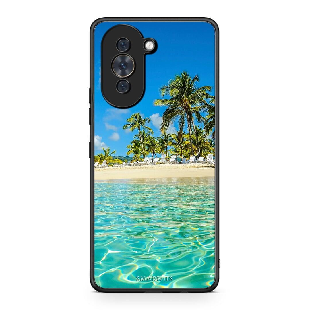 Huawei Nova 10 Tropical Vibes Θήκη από τη Smartfits με σχέδιο στο πίσω μέρος και μαύρο περίβλημα | Smartphone case with colorful back and black bezels by Smartfits