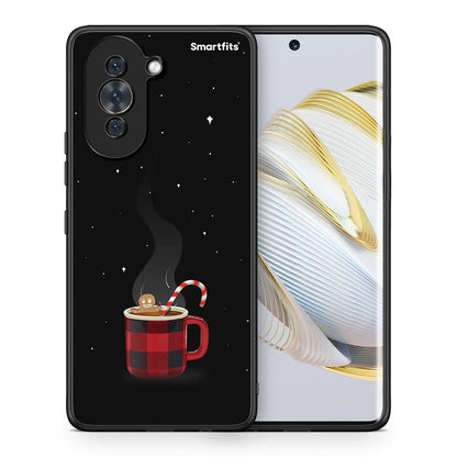 Θήκη Huawei Nova 10 Xmas Bathing από τη Smartfits με σχέδιο στο πίσω μέρος και μαύρο περίβλημα | Huawei Nova 10 Xmas Bathing case with colorful back and black bezels