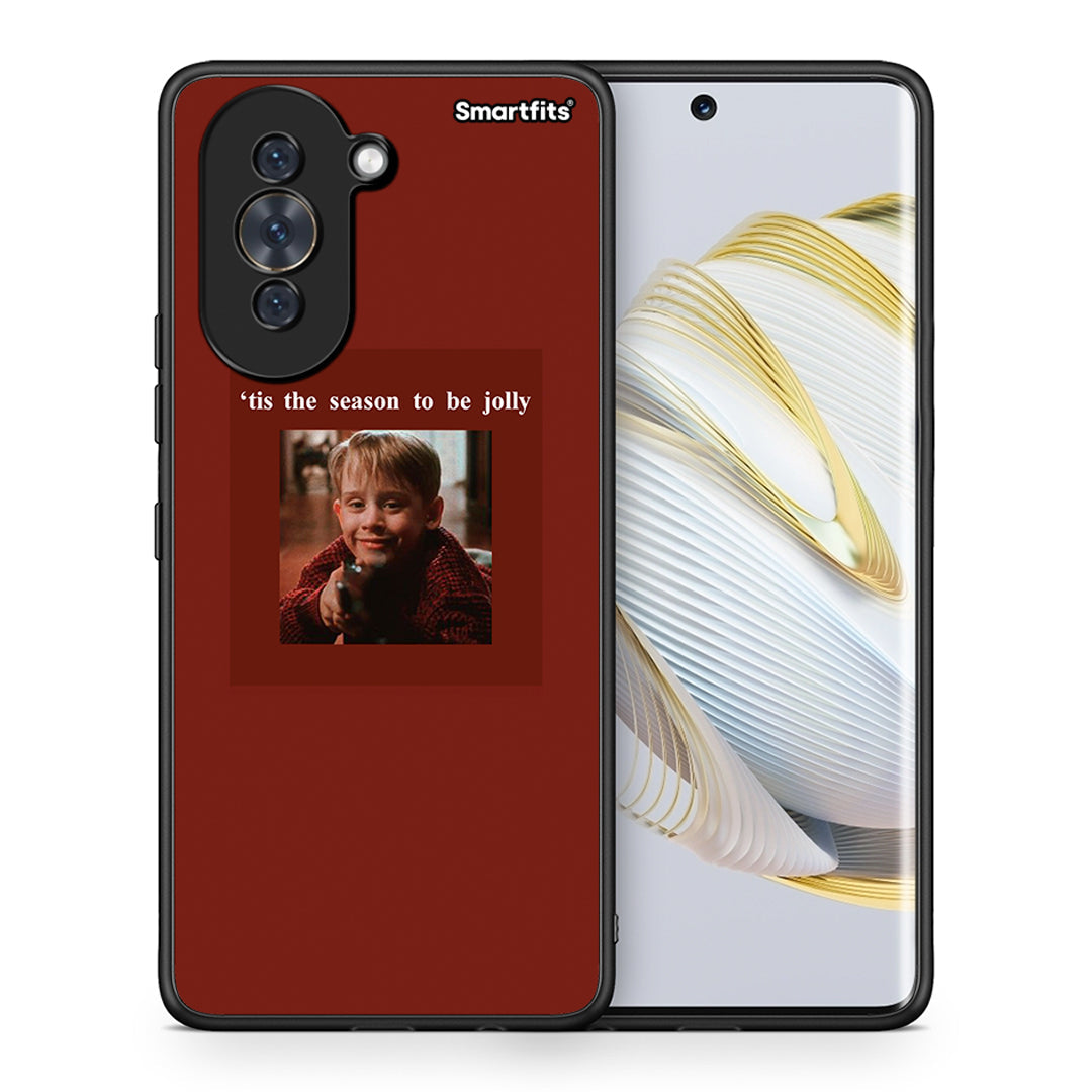 Θήκη Huawei Nova 10 Xmas Ultimate Spirit από τη Smartfits με σχέδιο στο πίσω μέρος και μαύρο περίβλημα | Huawei Nova 10 Xmas Ultimate Spirit case with colorful back and black bezels