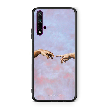 Huawei Nova 5T Adam Hand θήκη από τη Smartfits με σχέδιο στο πίσω μέρος και μαύρο περίβλημα | Smartphone case with colorful back and black bezels by Smartfits