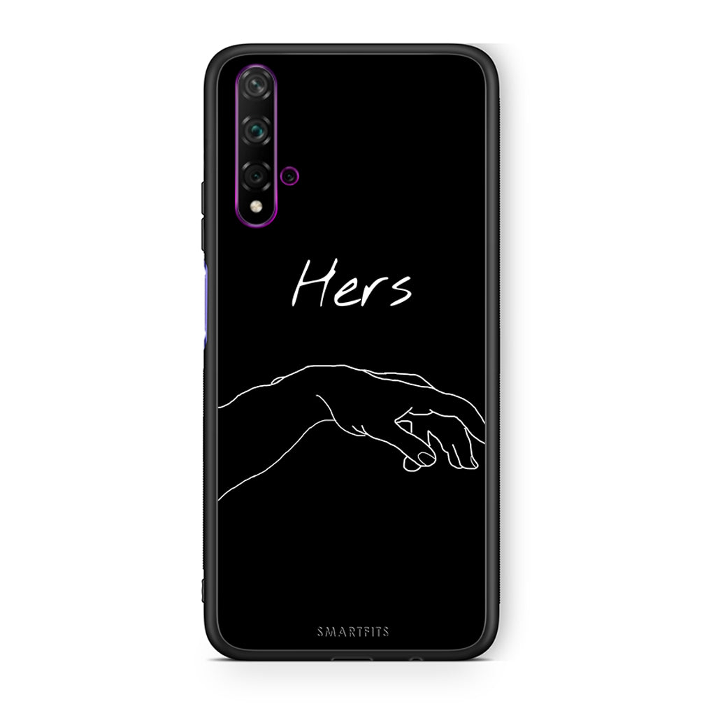 Huawei Nova 5T Aeshetic Love 1 Θήκη Αγίου Βαλεντίνου από τη Smartfits με σχέδιο στο πίσω μέρος και μαύρο περίβλημα | Smartphone case with colorful back and black bezels by Smartfits