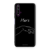 Thumbnail for Huawei Nova 5T Aeshetic Love 1 Θήκη Αγίου Βαλεντίνου από τη Smartfits με σχέδιο στο πίσω μέρος και μαύρο περίβλημα | Smartphone case with colorful back and black bezels by Smartfits