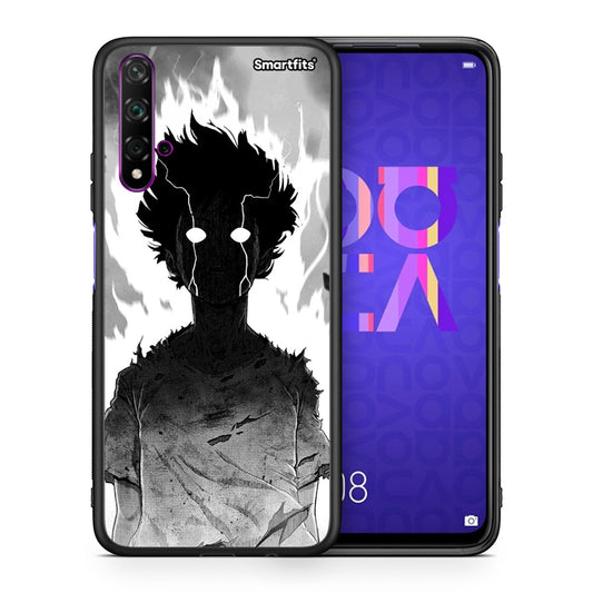 Θήκη Huawei Nova 5T / Honor 20 Anime Boy από τη Smartfits με σχέδιο στο πίσω μέρος και μαύρο περίβλημα | Huawei Nova 5T / Honor 20 Anime Boy case with colorful back and black bezels