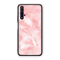 Thumbnail for 33 - Huawei Nova 5T  Pink Feather Boho case, cover, bumper