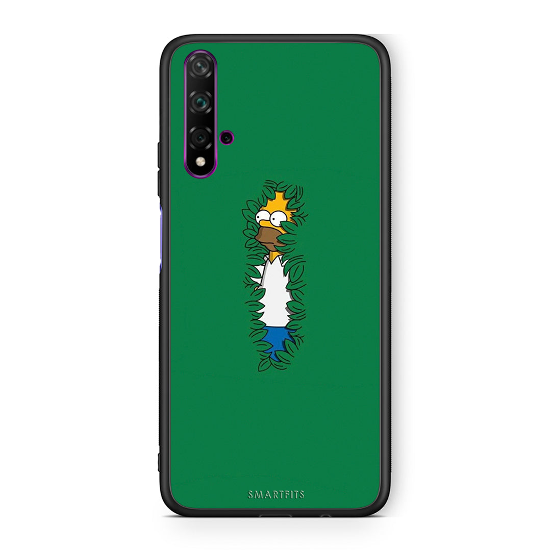 Huawei Nova 5T Bush Man Θήκη Αγίου Βαλεντίνου από τη Smartfits με σχέδιο στο πίσω μέρος και μαύρο περίβλημα | Smartphone case with colorful back and black bezels by Smartfits