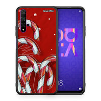 Thumbnail for Θήκη Huawei Nova 5T/Honor 20 Candy Cane από τη Smartfits με σχέδιο στο πίσω μέρος και μαύρο περίβλημα | Huawei Nova 5T/Honor 20 Candy Cane case with colorful back and black bezels