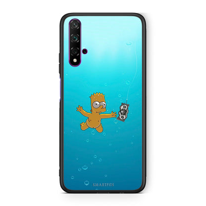 Huawei Nova 5T Chasing Money θήκη από τη Smartfits με σχέδιο στο πίσω μέρος και μαύρο περίβλημα | Smartphone case with colorful back and black bezels by Smartfits