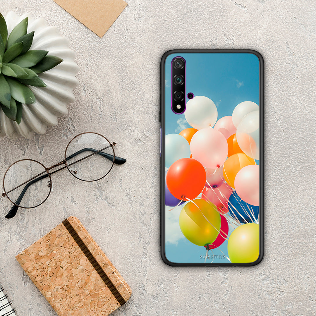 Colorful Balloons - Huawei Nova 5T / Honor 20 θήκη
