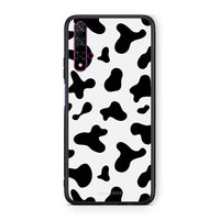 Thumbnail for Huawei Nova 5T Cow Print θήκη από τη Smartfits με σχέδιο στο πίσω μέρος και μαύρο περίβλημα | Smartphone case with colorful back and black bezels by Smartfits