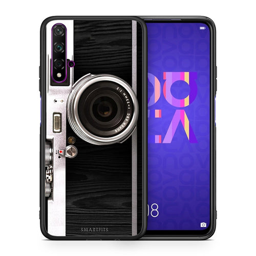 Θήκη Huawei Nova 5T/Honor 20 Emily In Paris από τη Smartfits με σχέδιο στο πίσω μέρος και μαύρο περίβλημα | Huawei Nova 5T/Honor 20 Emily In Paris case with colorful back and black bezels