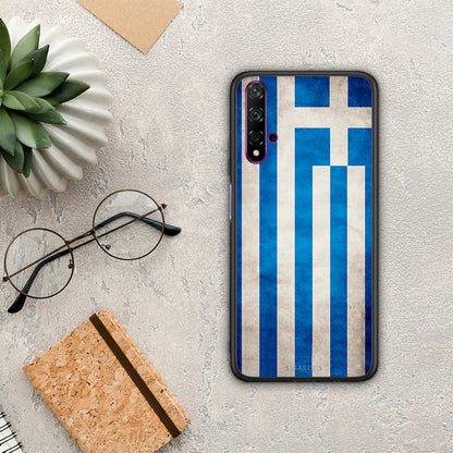 Flag Greek - Huawei Nova 5T / Honor 20 θήκη