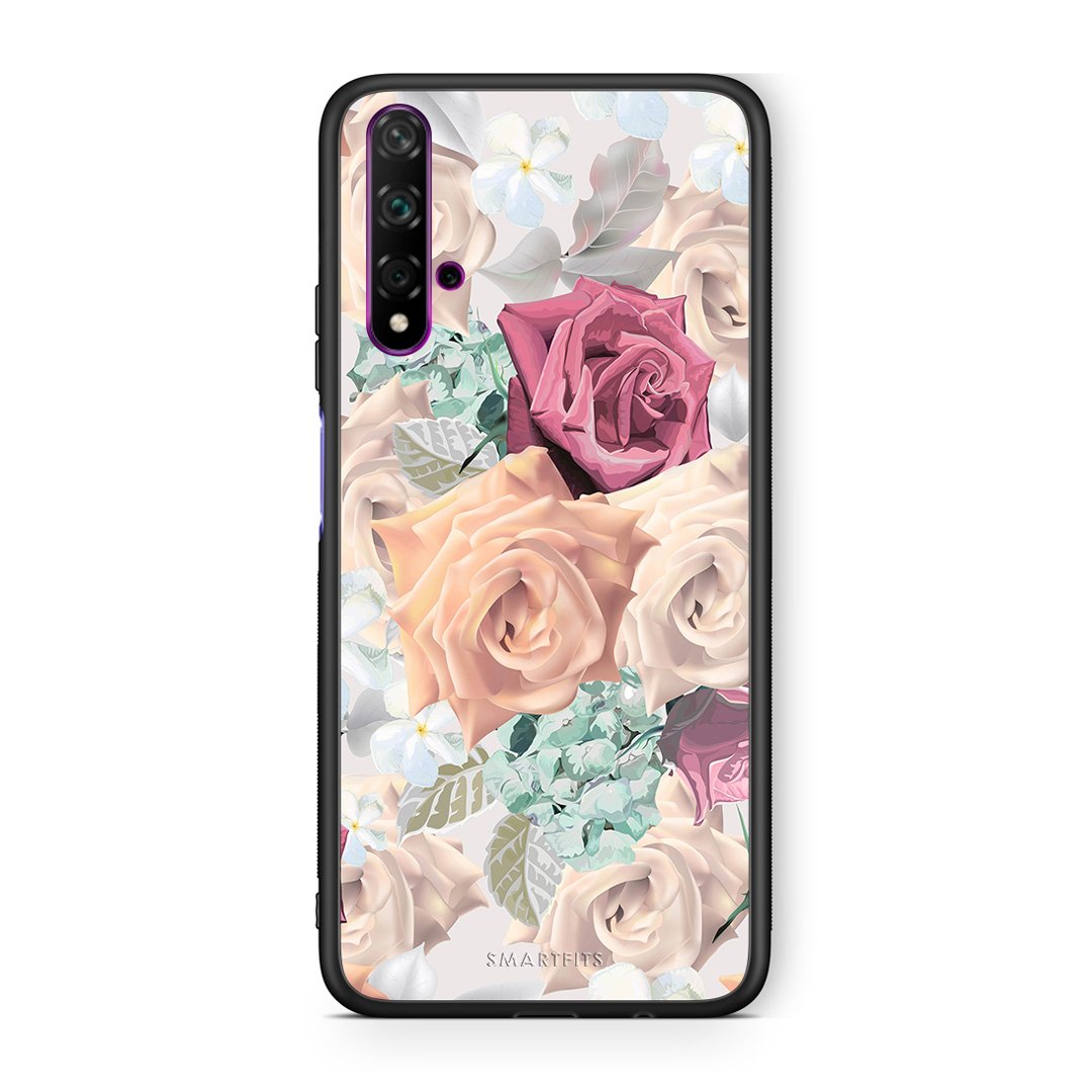 99 - Huawei Nova 5T  Bouquet Floral case, cover, bumper