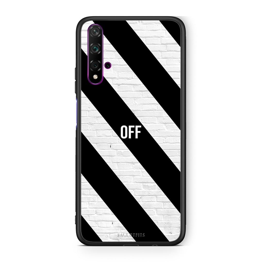Huawei Nova 5T Get Off θήκη από τη Smartfits με σχέδιο στο πίσω μέρος και μαύρο περίβλημα | Smartphone case with colorful back and black bezels by Smartfits