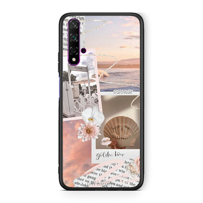 Huawei Nova 5T Golden Hour Θήκη Αγίου Βαλεντίνου από τη Smartfits με σχέδιο στο πίσω μέρος και μαύρο περίβλημα | Smartphone case with colorful back and black bezels by Smartfits