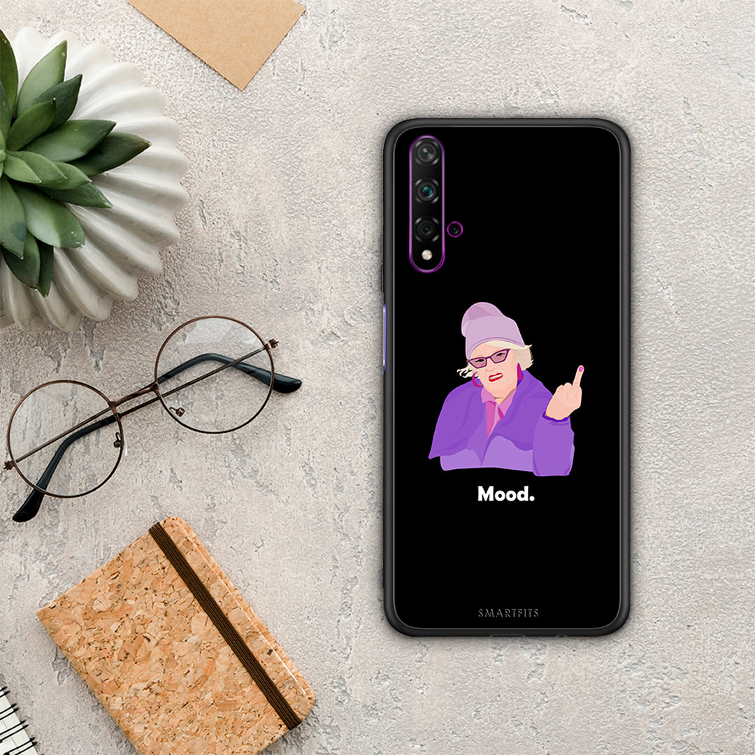 Grandma Mood Black - Huawei Nova 5T / Honor 20 θήκη