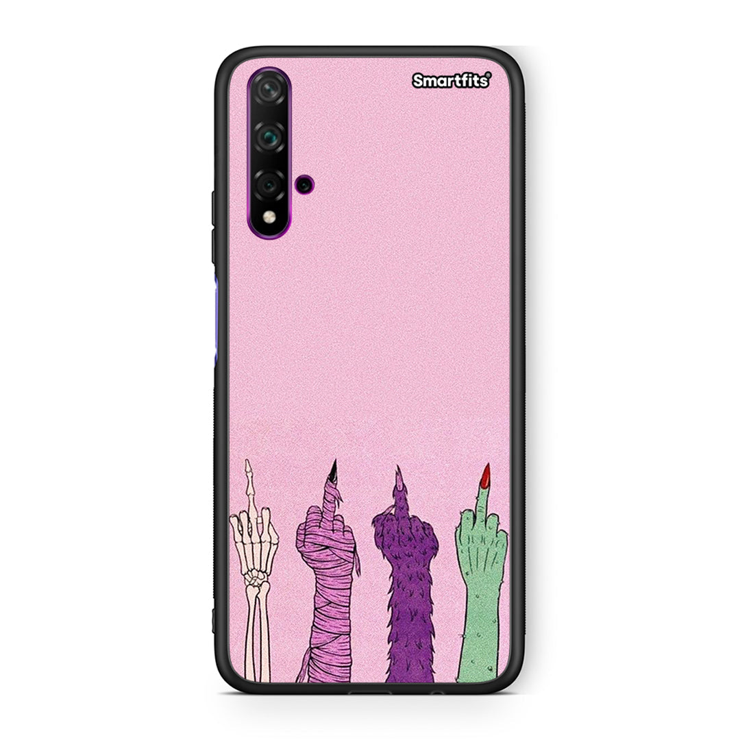 Huawei Nova 5T Halloween Be A Lady Θήκη από τη Smartfits με σχέδιο στο πίσω μέρος και μαύρο περίβλημα | Smartphone case with colorful back and black bezels by Smartfits