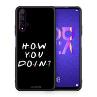 Thumbnail for Θήκη Huawei Nova 5T/Honor 20 How You Doin από τη Smartfits με σχέδιο στο πίσω μέρος και μαύρο περίβλημα | Huawei Nova 5T/Honor 20 How You Doin case with colorful back and black bezels