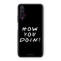Thumbnail for Huawei Nova 5T How You Doin θήκη από τη Smartfits με σχέδιο στο πίσω μέρος και μαύρο περίβλημα | Smartphone case with colorful back and black bezels by Smartfits