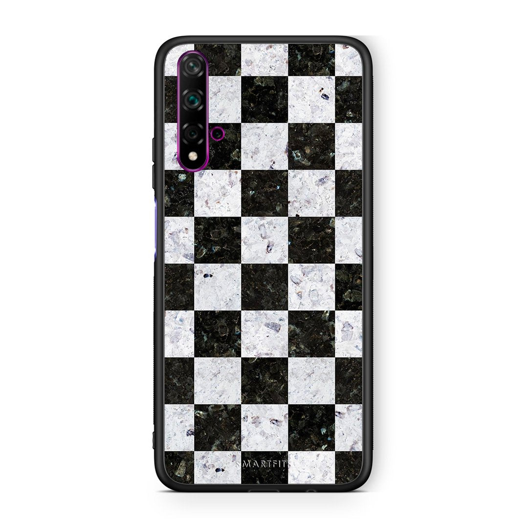 4 - Huawei Nova 5T Square Geometric Marble case, cover, bumper