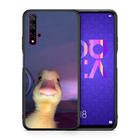 Thumbnail for Θήκη Huawei Nova 5T/Honor 20 Meme Duck από τη Smartfits με σχέδιο στο πίσω μέρος και μαύρο περίβλημα | Huawei Nova 5T/Honor 20 Meme Duck case with colorful back and black bezels