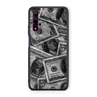 Thumbnail for Huawei Nova 5T Money Dollars θήκη από τη Smartfits με σχέδιο στο πίσω μέρος και μαύρο περίβλημα | Smartphone case with colorful back and black bezels by Smartfits