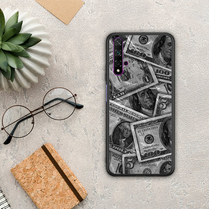 Money Dollars - Huawei Nova 5T / Honor 20 θήκη