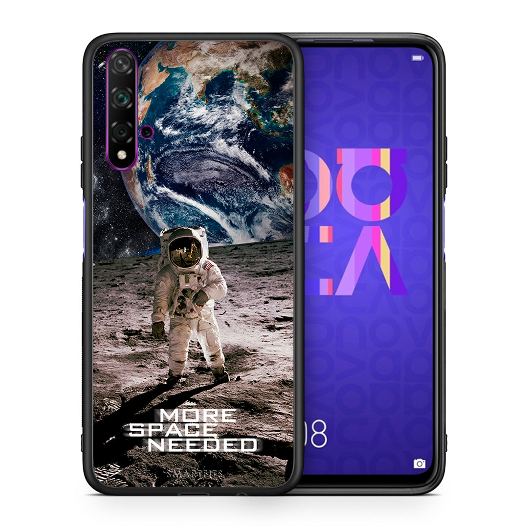 Θήκη Huawei Nova 5T/Honor 20 More Space από τη Smartfits με σχέδιο στο πίσω μέρος και μαύρο περίβλημα | Huawei Nova 5T/Honor 20 More Space case with colorful back and black bezels