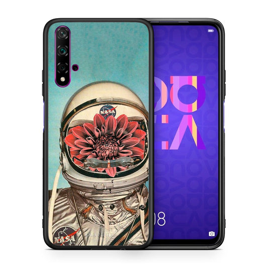 Θήκη Huawei Nova 5T/Honor 20 Nasa Bloom από τη Smartfits με σχέδιο στο πίσω μέρος και μαύρο περίβλημα | Huawei Nova 5T/Honor 20 Nasa Bloom case with colorful back and black bezels