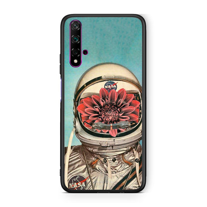 Huawei Nova 5T Nasa Bloom θήκη από τη Smartfits με σχέδιο στο πίσω μέρος και μαύρο περίβλημα | Smartphone case with colorful back and black bezels by Smartfits