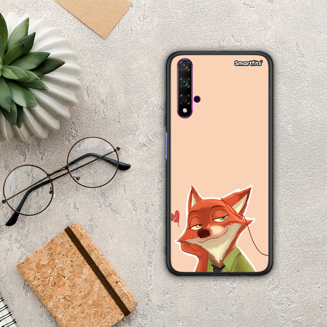 Nick Wilde And Judy Hopps Love 1 - Huawei Nova 5T / Honor 20 θήκη