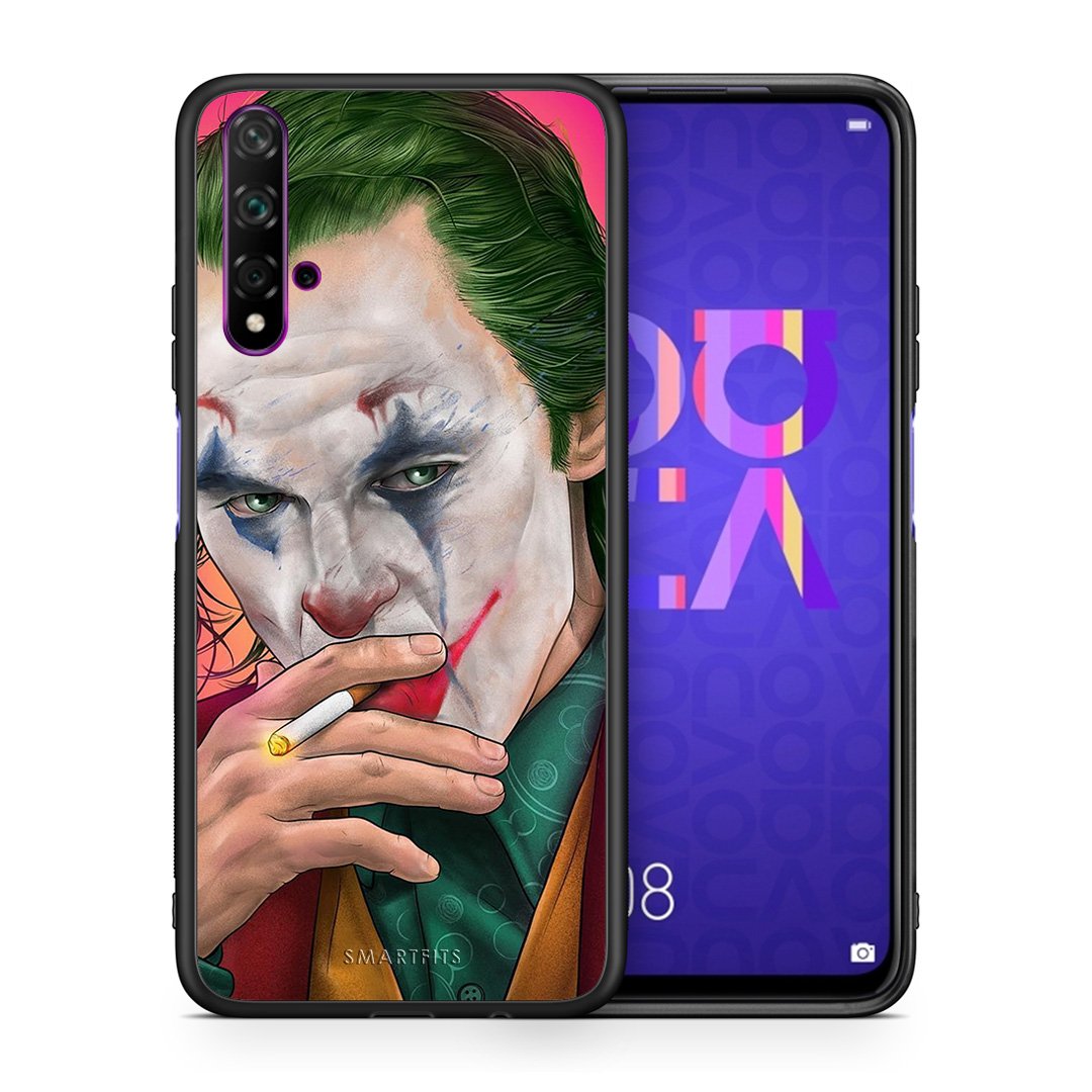 Θήκη Huawei Nova 5T/Honor 20 JokesOnU PopArt από τη Smartfits με σχέδιο στο πίσω μέρος και μαύρο περίβλημα | Huawei Nova 5T/Honor 20 JokesOnU PopArt case with colorful back and black bezels