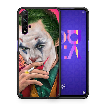 Θήκη Huawei Nova 5T/Honor 20 JokesOnU PopArt από τη Smartfits με σχέδιο στο πίσω μέρος και μαύρο περίβλημα | Huawei Nova 5T/Honor 20 JokesOnU PopArt case with colorful back and black bezels