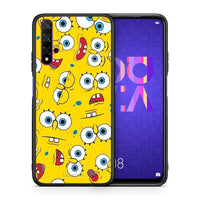 Thumbnail for Θήκη Huawei Nova 5T/Honor 20 Sponge PopArt από τη Smartfits με σχέδιο στο πίσω μέρος και μαύρο περίβλημα | Huawei Nova 5T/Honor 20 Sponge PopArt case with colorful back and black bezels