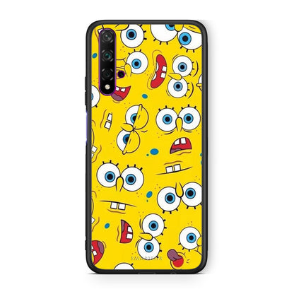 4 - Huawei Nova 5T Sponge PopArt case, cover, bumper