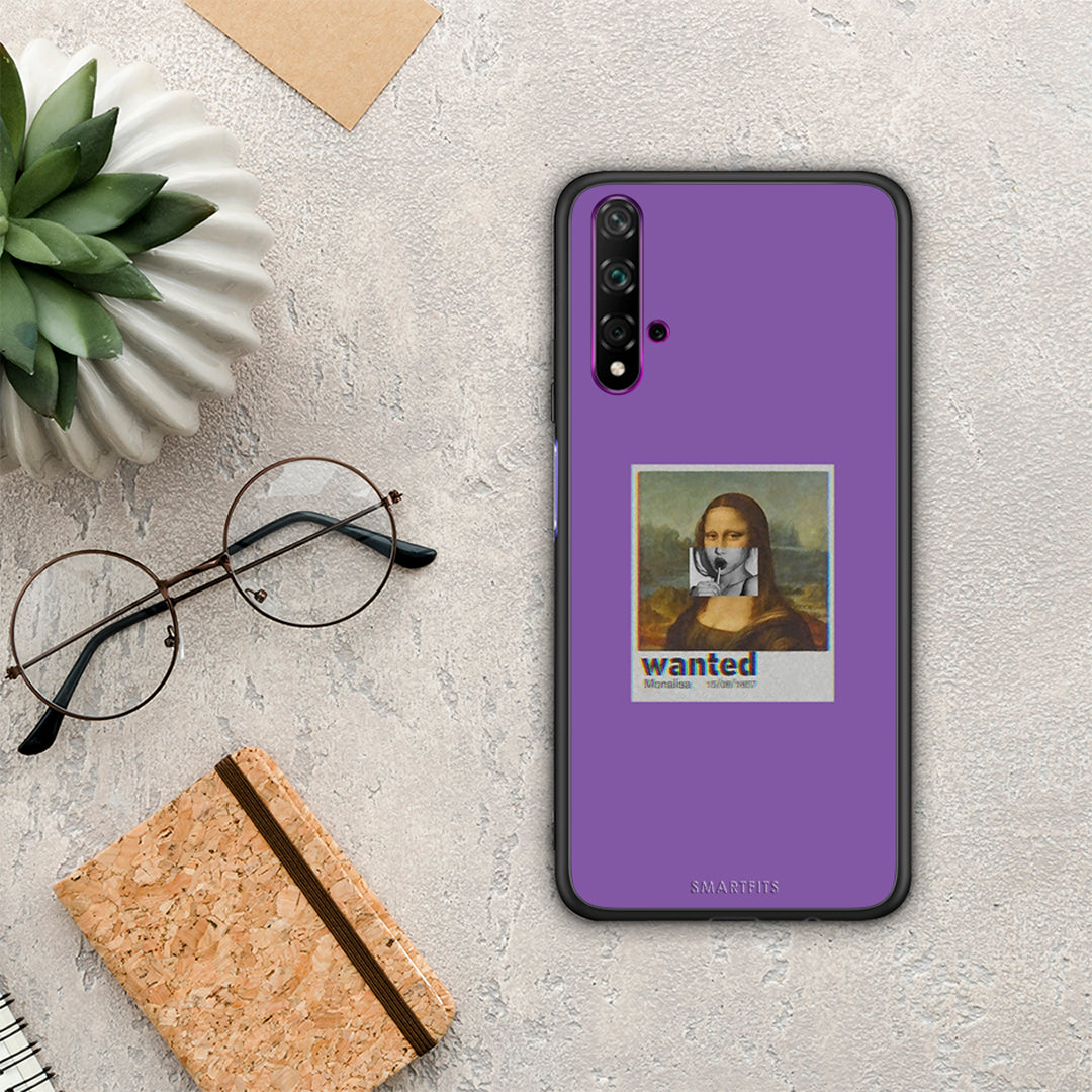 Popart Monalisa - Huawei Nova 5T / Honor 20 θήκη