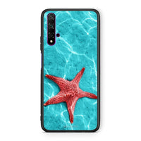 Thumbnail for Huawei Nova 5T Red Starfish Θήκη από τη Smartfits με σχέδιο στο πίσω μέρος και μαύρο περίβλημα | Smartphone case with colorful back and black bezels by Smartfits
