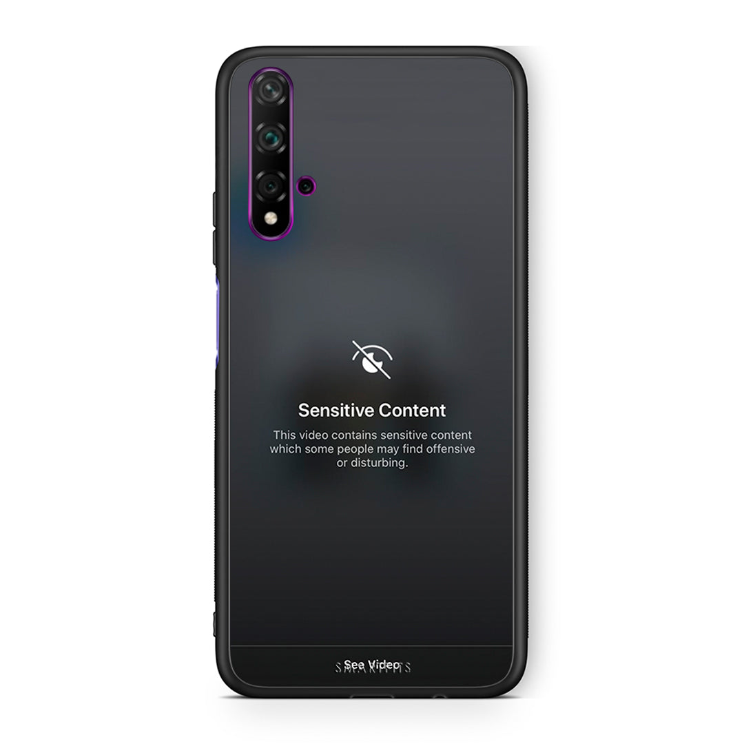 Huawei Nova 5T Sensitive Content θήκη από τη Smartfits με σχέδιο στο πίσω μέρος και μαύρο περίβλημα | Smartphone case with colorful back and black bezels by Smartfits