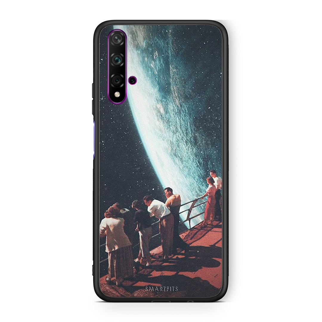 Huawei Nova 5T Surreal View θήκη από τη Smartfits με σχέδιο στο πίσω μέρος και μαύρο περίβλημα | Smartphone case with colorful back and black bezels by Smartfits