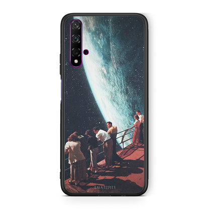 Huawei Nova 5T Surreal View θήκη από τη Smartfits με σχέδιο στο πίσω μέρος και μαύρο περίβλημα | Smartphone case with colorful back and black bezels by Smartfits