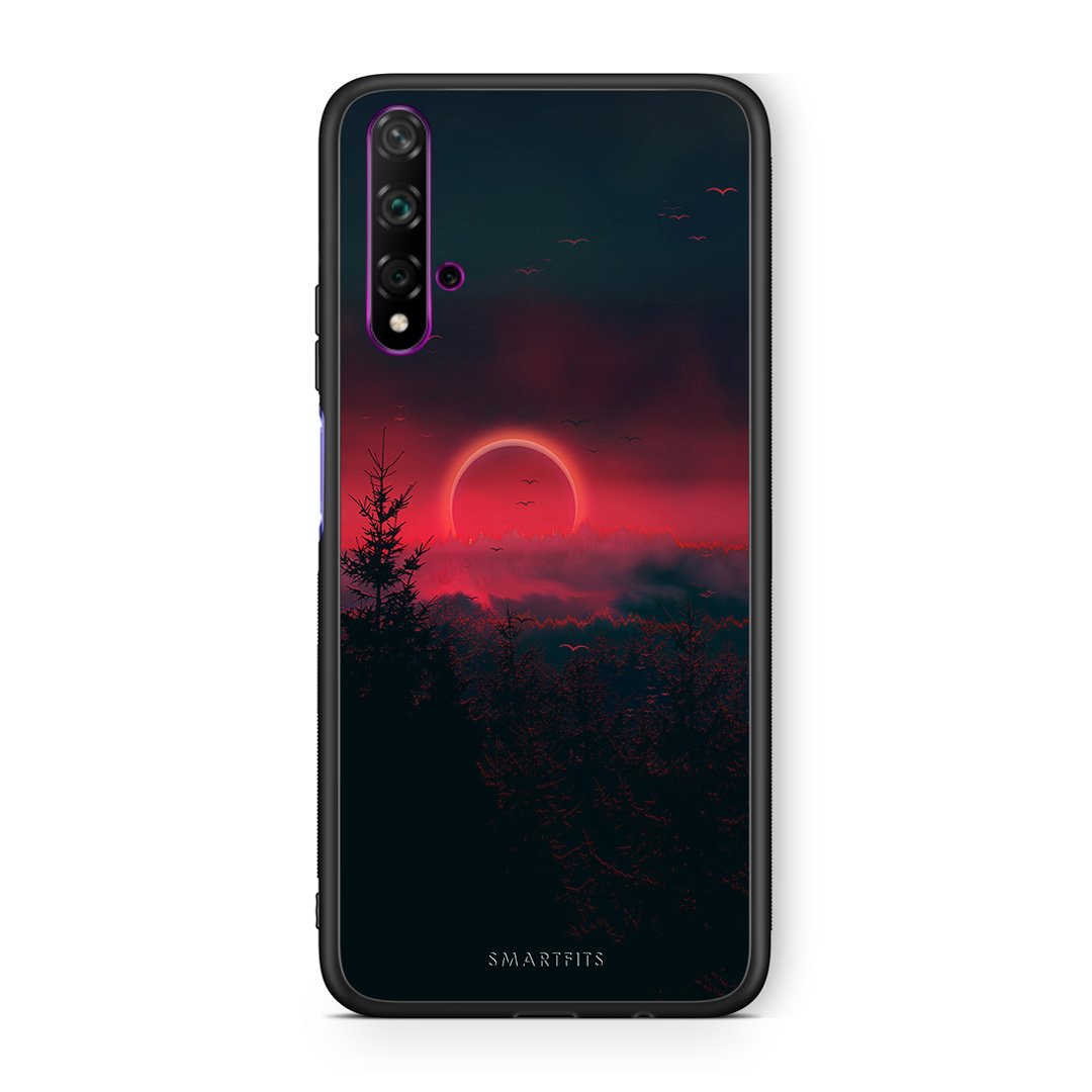 4 - Huawei Nova 5T Sunset Tropic case, cover, bumper