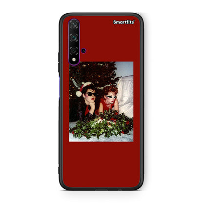 Huawei Nova 5T Waiting For Xmas θήκη από τη Smartfits με σχέδιο στο πίσω μέρος και μαύρο περίβλημα | Smartphone case with colorful back and black bezels by Smartfits
