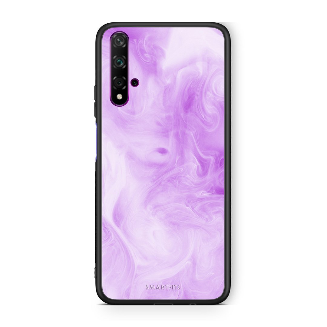 99 - Huawei Nova 5T  Watercolor Lavender case, cover, bumper