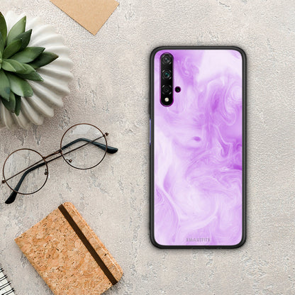 Watercolor Lavender - Huawei Nova 5T / Honor 20 θήκη