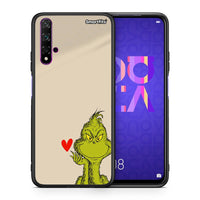 Thumbnail for Θήκη Huawei Nova 5T/Honor 20 Xmas Grinch από τη Smartfits με σχέδιο στο πίσω μέρος και μαύρο περίβλημα | Huawei Nova 5T/Honor 20 Xmas Grinch case with colorful back and black bezels