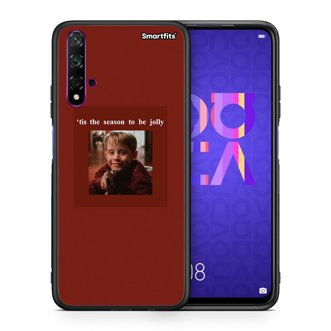 Θήκη Huawei Nova 5T/Honor 20 Xmas Ultimate Spirit από τη Smartfits με σχέδιο στο πίσω μέρος και μαύρο περίβλημα | Huawei Nova 5T/Honor 20 Xmas Ultimate Spirit case with colorful back and black bezels