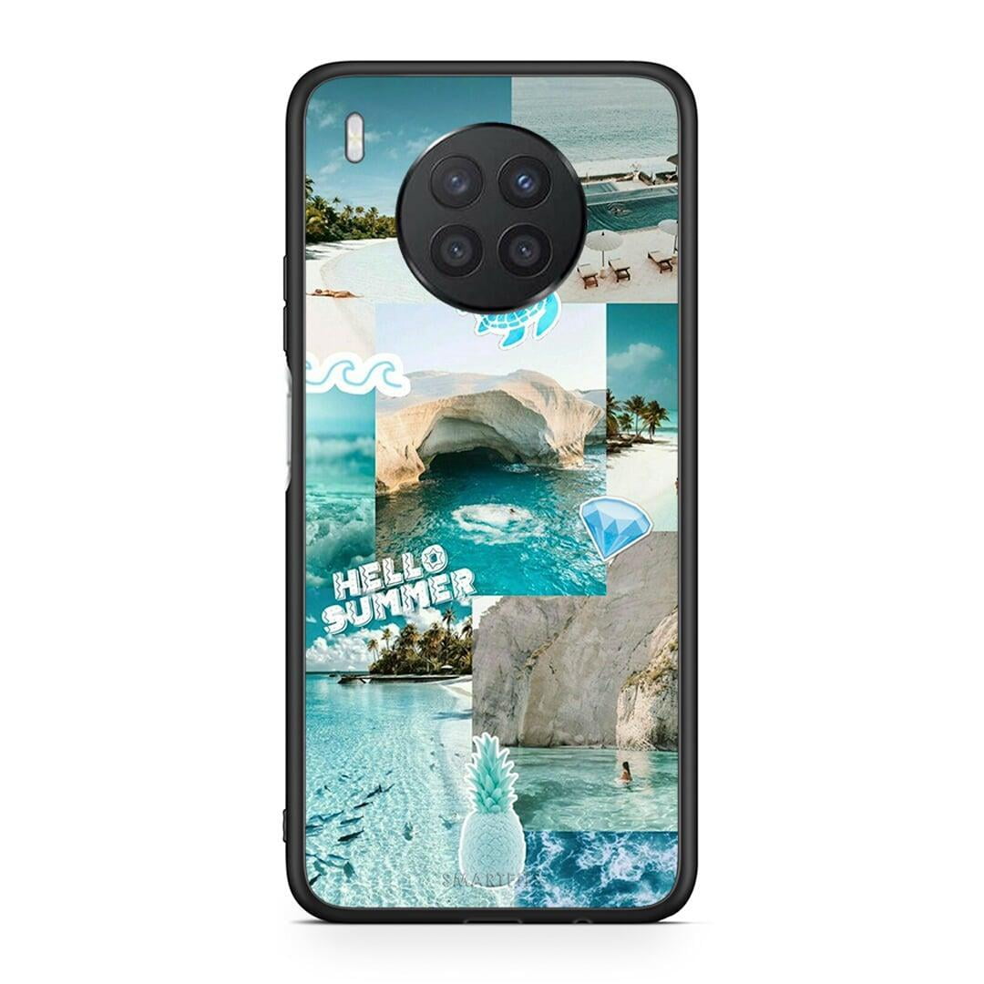 Huawei Nova 8i / Honor 50 Lite Aesthetic Summer Θήκη από τη Smartfits με σχέδιο στο πίσω μέρος και μαύρο περίβλημα | Smartphone case with colorful back and black bezels by Smartfits