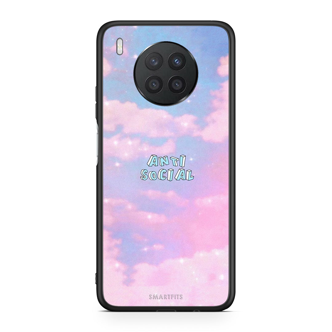 Huawei Nova 8i / Honor 50 Lite Anti Social Θήκη Αγίου Βαλεντίνου από τη Smartfits με σχέδιο στο πίσω μέρος και μαύρο περίβλημα | Smartphone case with colorful back and black bezels by Smartfits