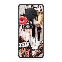 Thumbnail for Huawei Nova 8i / Honor 50 Lite Collage Fashion Θήκη Αγίου Βαλεντίνου από τη Smartfits με σχέδιο στο πίσω μέρος και μαύρο περίβλημα | Smartphone case with colorful back and black bezels by Smartfits