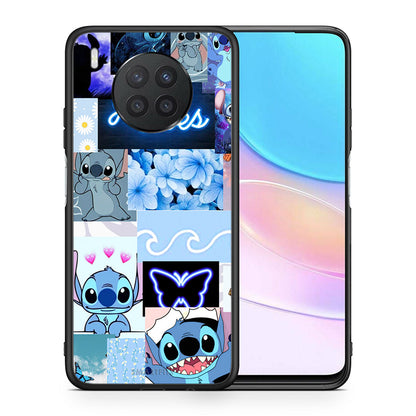 Θήκη Αγίου Βαλεντίνου Huawei Nova 8i / Honor 50 Lite Collage Good Vibes από τη Smartfits με σχέδιο στο πίσω μέρος και μαύρο περίβλημα | Huawei Nova 8i / Honor 50 Lite Collage Good Vibes case with colorful back and black bezels